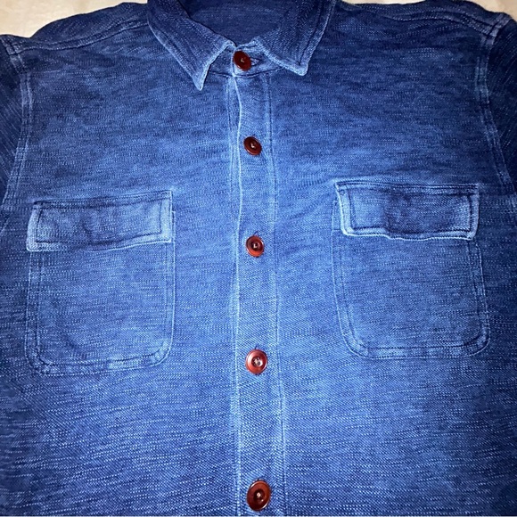 Peter Millar Indigo Blue Lightweight Shirt Jacket - Picture 7 of 11